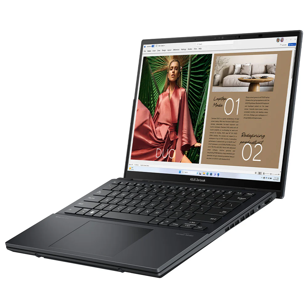 ASUSZenBookDUOUX8406CA-OLED009WSGamingLaptop_IntelCoreUltra9285H-32GBRam-M.2NVMe2TB-IntelArcGraphics-14.0Inch3K120Hz-StylusASUSPen-LaptopSleeve-Win11_-InkwellGray_6.webp