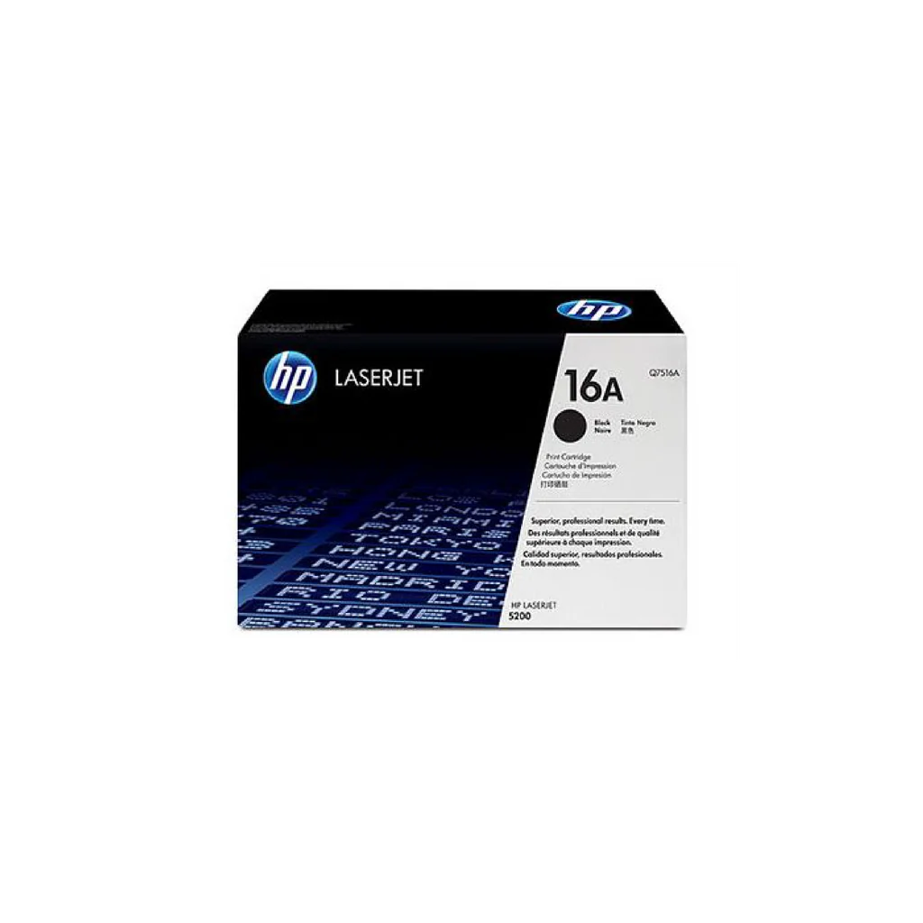 Hp 16a Laserjet Toner Print Cartridge - Black, Q7516a original