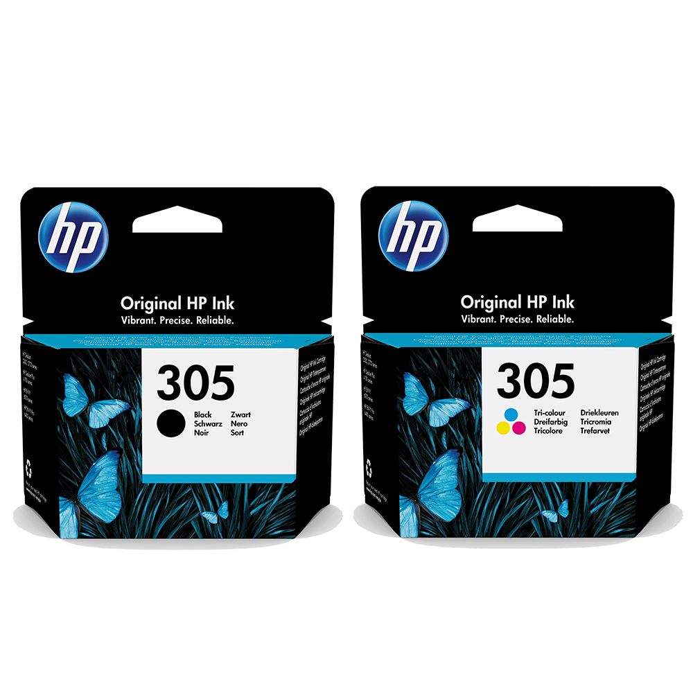 HP 305 Black &amp; Tri-Colour Ink Cartridge Multipack