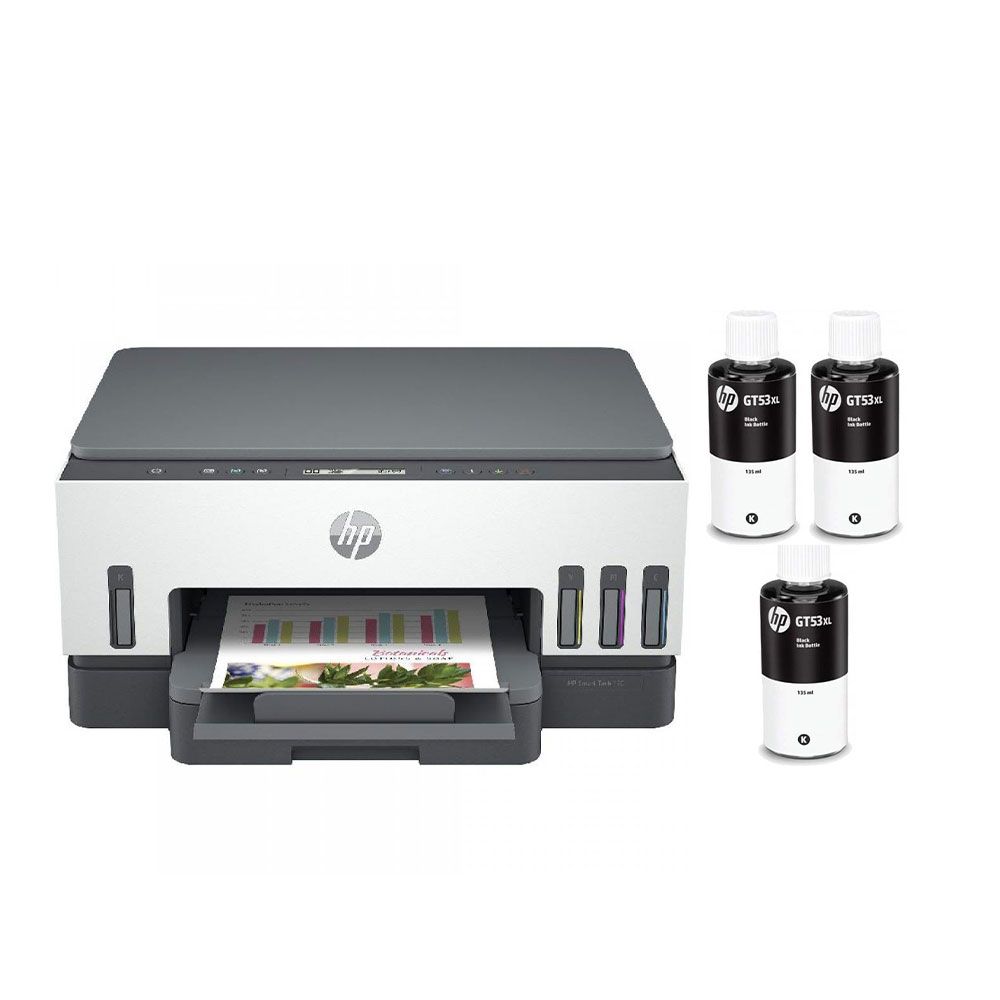 Hp Smart Tank 720 Printer + Extra 2 Free Black XL Ink Bottles
