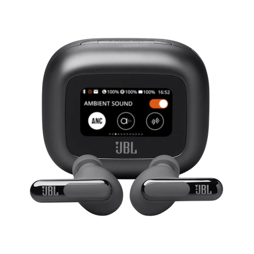JBL Live BEAM 3 True Wireless Noise-Cancelling Earbuds with Stick-closed Design and Smart Charging Case
