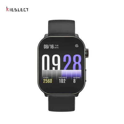 [6974377571095] Kieslect Calling Watch Balance Note, Bangla language support, Breath Training, Health Monitoring - Black