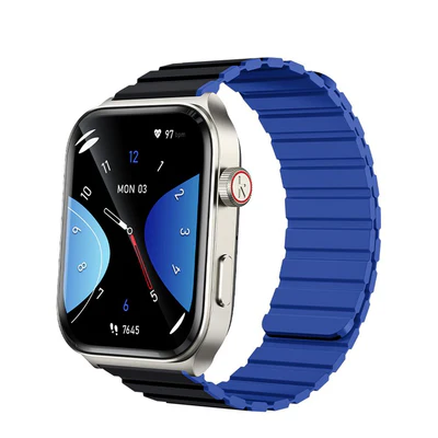 Kieslect KS2 Calling, 2.01 Inch, Amoled, 3ATM Smart Watch (Double Strap Protector)