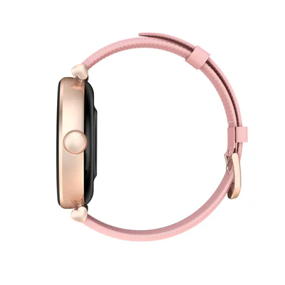 [6974377571071] Kieslect Smart Watch Pura Reno With 1.19" AMOLED Display, and Supports Bluetooth Calling, (Dual Strap) - Gold