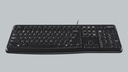 Logitech K120 Wired Keyboard, Arabic Layout, USB – Comfortable &amp; Durable Typing - Black