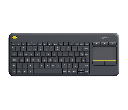Logitech K400 Plus Wireless Touch Keyboard - Black
