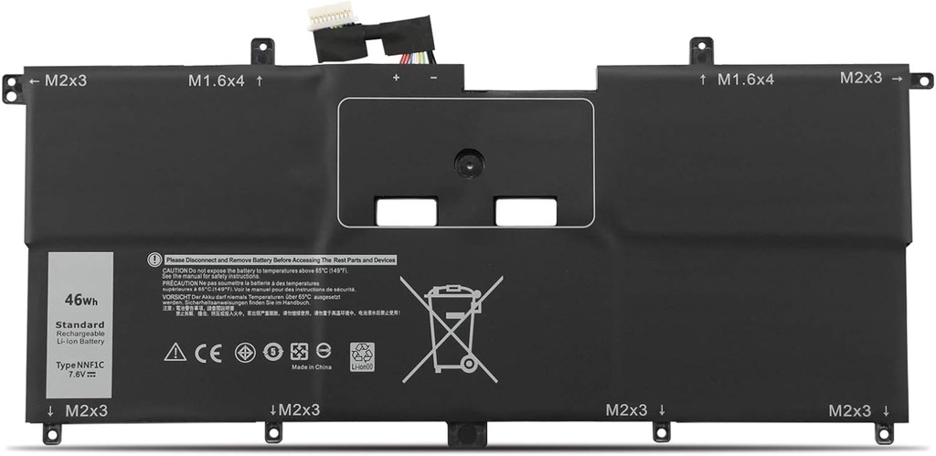 [NNF1C] NNF1C Battery Compatible with Dell XPS 13 9365 HMPFH Series