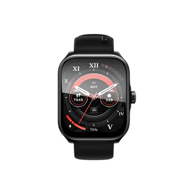 [4894947036286] Oraimo Smart Watch 2.01" AMOLED Screen, One-Click Health Measurement - Black