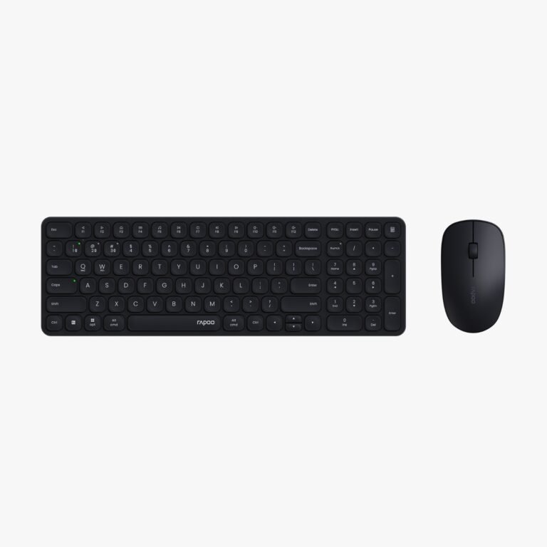 Rapoo X260S Wireless Optical Mouse - Keyboard Combo - Black