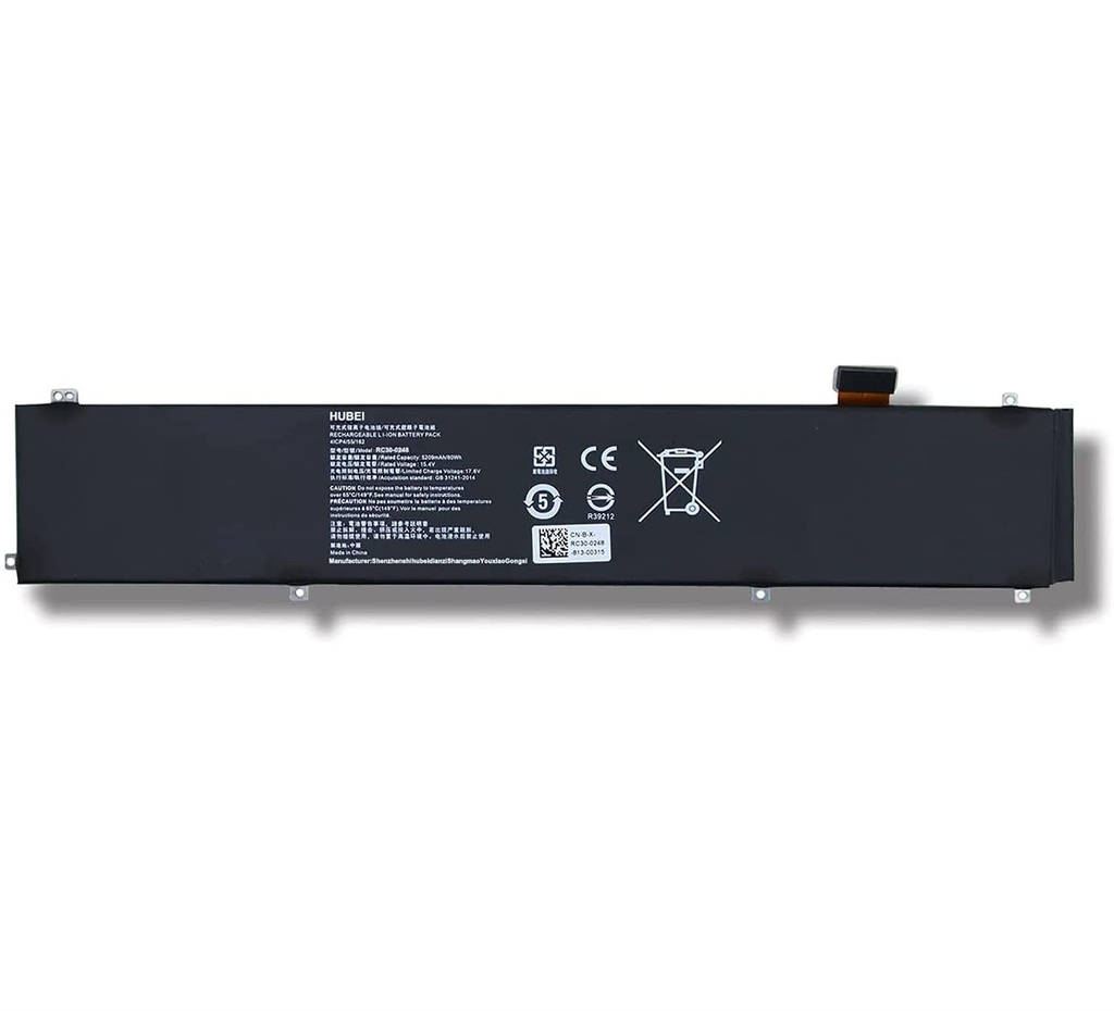 RC30-0248 Laptop Battery Replacement for Razer Blade 15 2018 Advanced RZ09-02386E92 RZ09-02385 RZ09-02386 RZ09-02886 RZ09-02887 RZ09-02888 RZ09-0301 RZ09-0313 Series 4ICP4/55/162 (15.4V 80Wh)