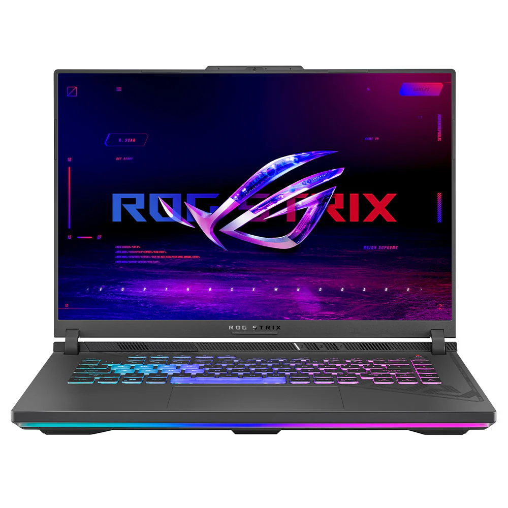 [G614JV-N3487W] ASUS ROG Strix G16 G614JV-N3487W Laptop (Intel Core i7-13650HX - 16GB Ram - M.2 NVMe 1TB - Nvidia RTX 4060 8GB - 16.0 Inch WUXGA IPS 165Hz - Win11) - Eclipse Gray