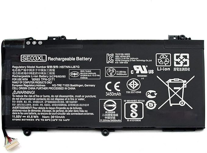 [SE03XL] SE03XL Battery for HP Pavilion 14-AL000 14-AV000 Series:14-AL061NR 14-AL001LA 14-AL062NR 14-AL015NA 14-AL009LA 14-AV003LA AV005LA SE03041XL HSTNN-LB7G UB6Z 849568-421 541 849908-850 849988-85