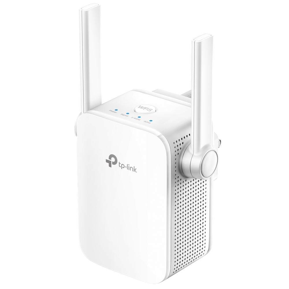 [6935364080976] TP-Link RE205 AC750 Wi-Fi Range Extender with 2 External Antennas - White