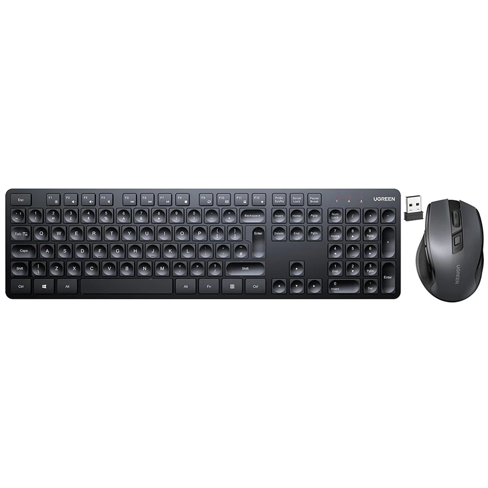 [MK006] Ugreen MK006 Wireless Keyboard &amp; Mouse Combo English &amp; Arabic