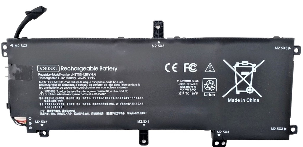 VS03XL VSO3XL Battery for HP Envy Notebook 15-AS000 15-AS133CL 15-AS020NR 15-AS027CL 15-AS182CL 15-AS043CL 15-AS091MSVS03XL VSO3XL Battery for HP Envy Notebook 15-AS000 15-AS133CL 15-AS020NR