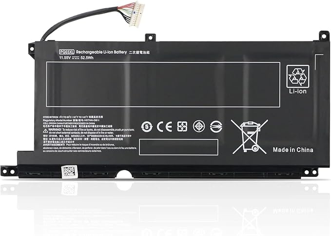 [PG03XL] Wefly PG03XL Laptop Battery Compatible for HP Gaming 15-dk0xxx 15-dk1xxx 15-dk2xxx 15-ec0xxx 15-ec1xxx 15-ec2xxx 16-a0xxx 15-dk0015la 15-dk0001la 15-dk0001la 15-dk0001la 15-dk0001la 0007ng HSTNN-DB9G