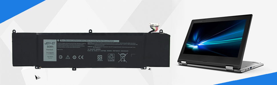 [XRGXX] XRGXX Laptop Battery Compatible with Dell Alienware 2018 Year Orion M15 P79F M17 R1 P37E G5 5590 G7 7590 7790 Series Notebook 1F22N JJPFK 8622M HYWXJ K69WH 6YV0V(11.4V 90W/7500mAh 6-Cell)