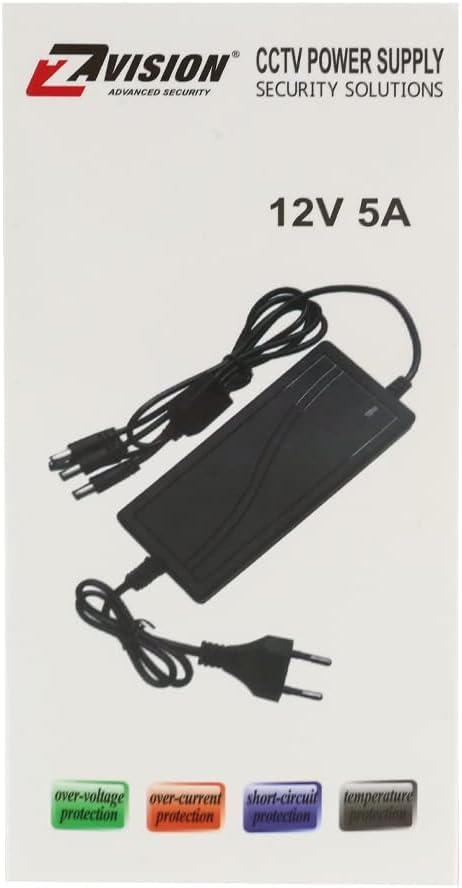 [2c] Zvision Power Adapter 12V 5A 4x1